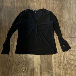WHBM Small Black Blouse